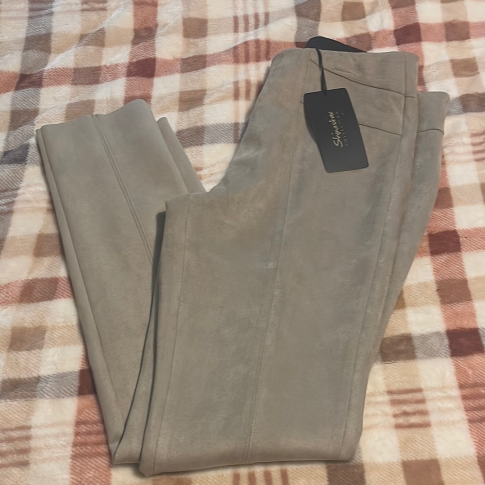 Shinestar Collection Faux Suede Pants